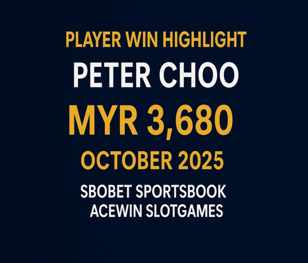 WINBOX VIP Player Peter Choo wins